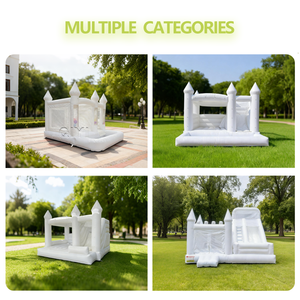Château sautant <span class=keywords><strong>pour</strong></span> enfants Maison de rebond blanche <span class=keywords><strong>pour</strong></span> enfants gonflables et maison de rebond <span class=keywords><strong>pour</strong></span> la fête - Product Image 5