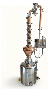 LENO Destilador de Alcohol para Licores, Micro Columna de Destilación, Alambique de Acero Inoxidable SS304, Olla de Cobre T2, 50L 100L 200L, para Destilación Casera de Alcohol - Product Image 6