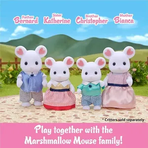 Calico Critters Marshmallow Mouse Triplets <b>Candy</b> <b>Toys</b> for Kids - Product Image 5