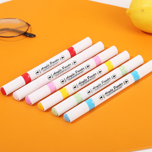ปากกาอะคริลิคหัวคู่ TopTiger 24 สี แบบทึบแสง สำหรับเด็ก ระบายสี วาดภาพ สร้างสรรค์ DIY ปากกาเขียนแบบ - Product Image 3