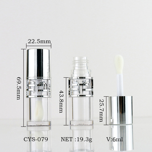 7Ml Chất Lượng Cao Vòng Bạc Bàn Chải Lớn Lip Gloss Ống Độc Đáo Lip Gloss <span class=keywords><strong>Container</strong></span> Rỗng Ống Biểu Tượng Tùy Chỉnh Nhà Sản Xuất - Product Image 2