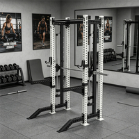 Nouvelle Cage de Musculation Unisexe Robuste à Usage Commercial en Métal – Équipement de Fitness pour la Salle de Sport, Rack à Squat, Machine Smith