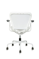 Chaise de bureau ergonomique moderne en maille respirante, accoudoirs fixes, chaise de bureau à roulettes réglable en hauteur