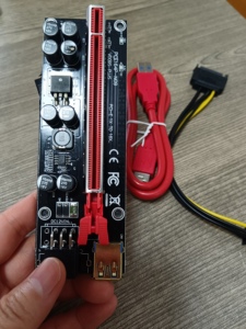 การ์ดอะแดปเตอร์ PCIe สำหรับ USB3.0ไรเซอร์009S <span class=keywords><strong>PLUS</strong></span> ชิปของแท้ใหม่1X ตัวขยาย16X ชิ้นส่วนอิเล็กทรอนิกส์ - Product Image 6