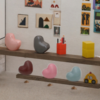 Nez de sécurité pour jouet en peluche : Style cœur en plastique écologique, accessoires de bricolage