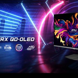 หน้าจอเล่นเกม MSI MPG QD-OLED 322URX 240Hz 0.03MS GTG 3840x2160 (UHD) 99% DCI-P3 - Product Image 6