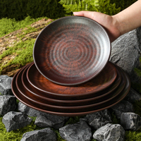 Assiettes en mélamine durables, écologiques, non toxiques, incassables, haut de gamme, pour restaurants, hôtels, restauration commerciale, lavables au lave-vaisselle
