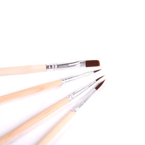 ชุดแปรงทาสีอะคริลิคขนาดเล็ก 4 ด้าม แบบเป็นมิตรต่อสิ่งแวดล้อม วาดด้วยมือ B&C ART PB02 ขายส่ง สีไม้ธรรมชาติ สำหรับระบายสีตามตัวเลข - Product Image 4