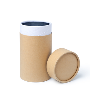 <span class=keywords><strong>Tube</strong></span> en papier kraft recyclable et adapté à un emballage professionnel de thé, café, bonbons, chocolat et épices - Product Image 3