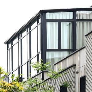 <span class=keywords><strong>Solarium</strong></span> préfabriqué en verre moderne personnalisé, en aluminium, autoportant, pour les quatre saisons, pour villa, usage extérieur résidentiel - Product Image 2