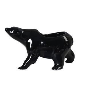 Mini jardinière succulente en céramique faite à la main <span class=keywords><strong>pour</strong></span> ours polaire Pot de fleur artisanal d'art unique <span class=keywords><strong>pour</strong></span> jardinage à la maison <span class=keywords><strong>idée</strong></span> <span class=keywords><strong>cadeau</strong></span> - Product Image 5