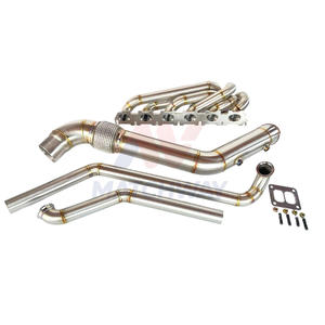 Высокопроизводительный выпускной коллектор MATCHWAY из нержавеющей стали SS304 толщиной 3 мм с двойной спиралью T4 для BMW Gen1 B58, качественный выпускной коллектор-даунпайп - Product Image 3