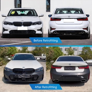 Nuevo Kit de Carrocería para BMW Serie 3 G20 2020-2022, Modificación y Mejora, Parachoques Delanteros y Traseros, Faros LED, Faldones Laterales, Guardabarros, Instalación con Tornillos - Product Image 2