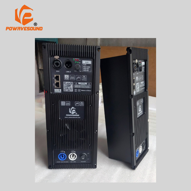 Digital Active Speaker Amplifier Module 600 + 1200W Bi-AMP Design 2-way Active Speaker Power Amplifier with DSP Audio Processor
