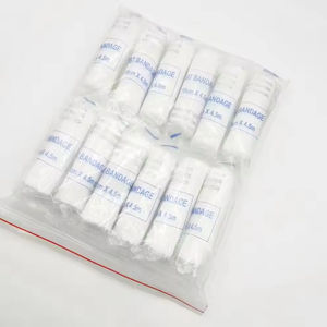 ضمادة شاش PBT مطاطية طبية معقمة للإسعافات الأولية، متوافقة مع المعايير، من مصنع محترف، متوفرة بمقاسات OEM - Product Image 1