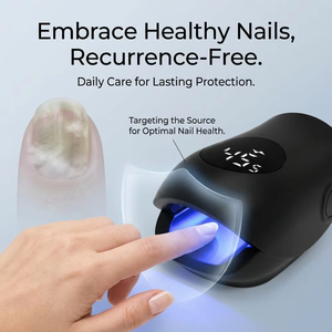 Dispositivo Láser LED para el Tratamiento de Hongos en las Uñas, Limpieza de Onicomicosis, Carga USB, Luz Infrarroja de 940nm, Luz Azul de 500nm - Product Image 1