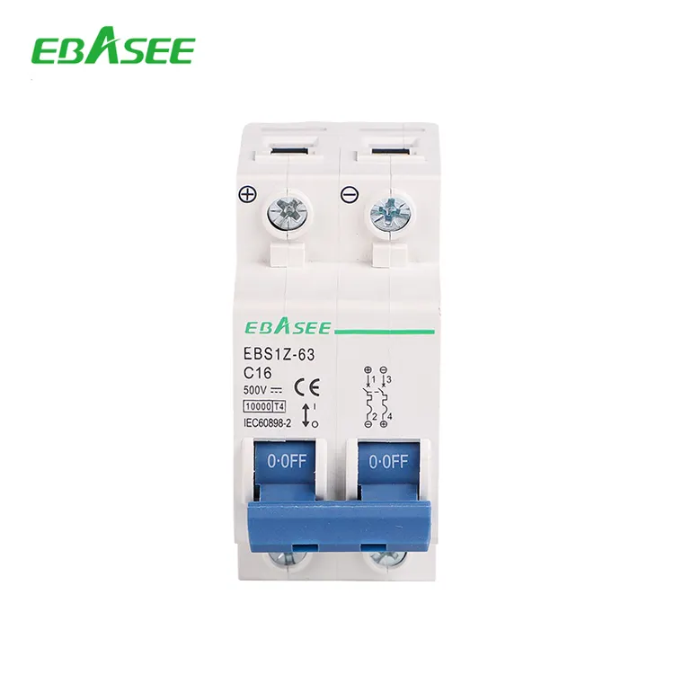 Customizable DZ47-63 32a dc breaker 15a 1000v 20a 16amp circuit breaker