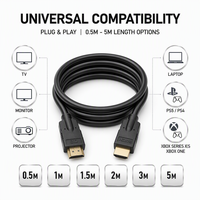Câble HDMI ultra haute vitesse 8K pour console de jeu, boîtier TV, moniteur, ordinateur portable, projecteur, home cinéma, 4K 120Hz 48 Gbps EARC HDR