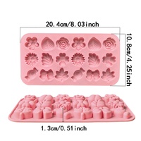 Moule en silicone à motifs floraux, nœuds et autres formes pour la pâtisserie, les gâteaux et le chocolat, compatible avec les aliments