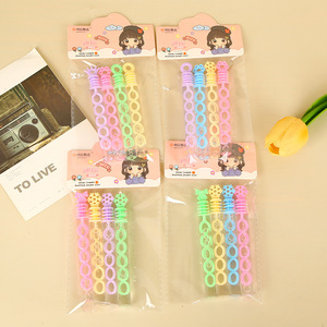 Mini baguettes à bulles portables en forme de tube à essai, pour enfants, pour des fêtes amusantes, jouet léger en plastique, de 7 à 14 ans - Product Image 4