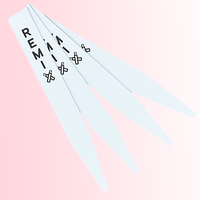 Bandes de testeur de parfum en papier artisanal enduit avec LOGO personnalisé bouteille de testeur de parfum en PVC avec boîte pour cosmétiques