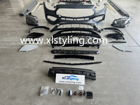 E kelas bumper tubuh W213 Upgrade bagian tubuh untuk E200 E300 E250 tua ke baru tubuh Kit lampu depan lampu belakang W213 E63 bumper mobil