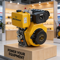 Moteur diesel monocylindre 4 temps refroidi par air OHV 6HP Euro 5 pour pompes à eau et générateurs, usage agricole