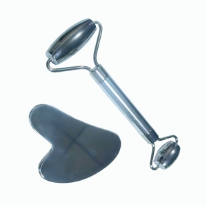 metal guasha board and face <b>roller</b> massager Skin Care Tool OEM - Product Image 5