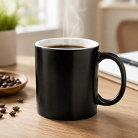 Mug à café en céramique écologique personnalisé de 11 oz avec logo sur mesure, mugs à sublimation, cadeaux durables qui changent de couleur à la chaleur