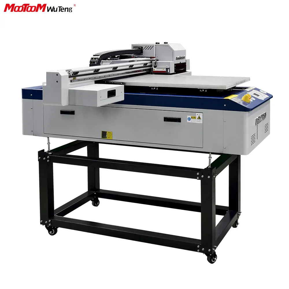 1-4pcs i3200 heads 6090 large format UV flatbed printer machine wood Correx ACM acrylic ABS foam board printer
