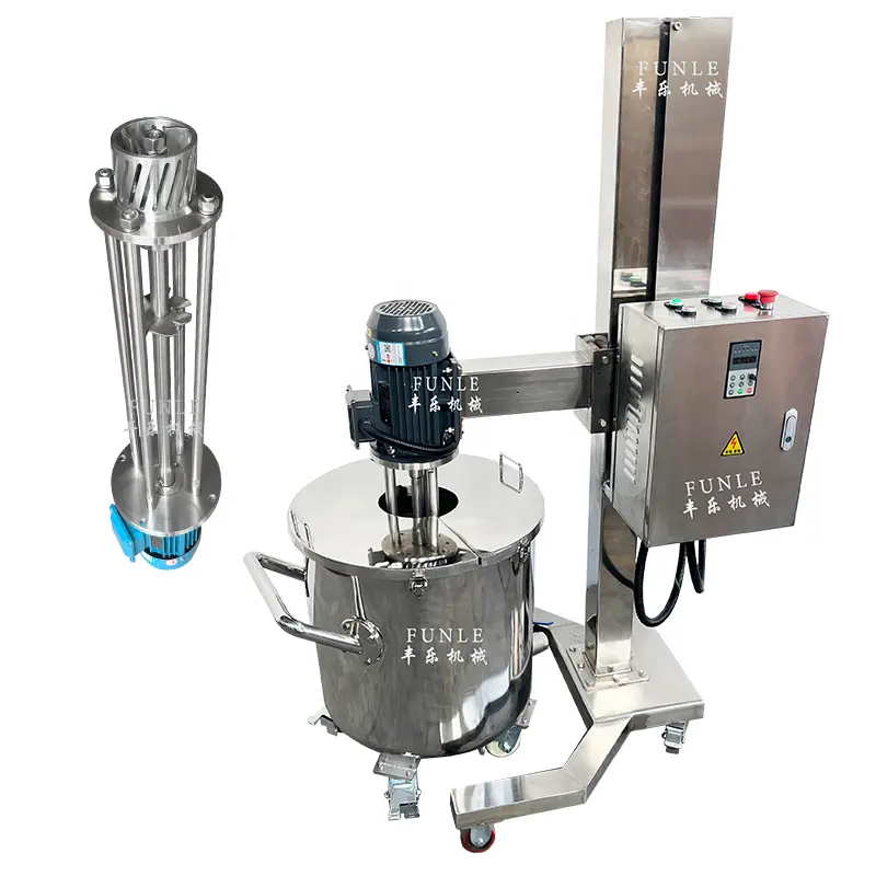 Hot sales stainless steel High shear mixer homogenizer for cosmetic shampoo face cream