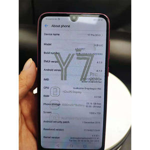 Smartphone usato originale per Huawei Y7 Pro 2019 celulares telefoni Android economici all'ingrosso Y6 Y5 <span class=keywords><strong>Y9</strong></span> cellulare usato - Product Image 5
