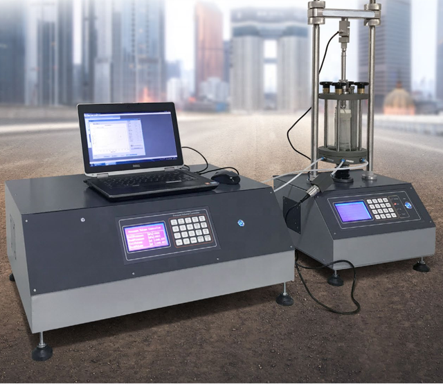Fully Automatic Triaxial Testing System Apparatus Electronic C-tech CN;HEB 10KN OEM TKA 5019 X / 003 - P 001