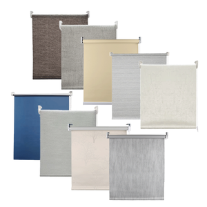 Persianas Enrollables Inalámbricas Manuales de Poliéster, Persiana Día <span class=keywords><strong>y</strong></span> <span class=keywords><strong>Noche</strong></span>, Cortina Enrollable Opaca para Ventanas <span class=keywords><strong>y</strong></span> Persianas de Hogar - Product Image 1