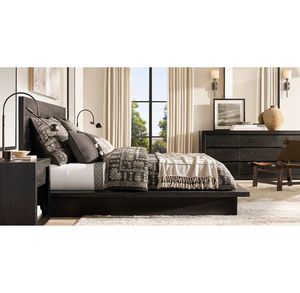 Cama de Plataforma Estilo Japonés, Tamaño Doble Queen/King, Muebles de Dormitorio de Madera de Roble Macizo con Cabecera - Product Image 5