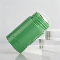 Emballage de tubes de déodorant colorés noirs ronds de 15 ml, 30 grammes, 50 ml, 75 grammes, avec étiquette personnalisée, à mécanisme rotatif