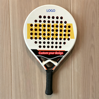 Ensemble de raquettes de padel professionnelles en fibre de carbone, design personnalisé avec logo, services OEM, tendance 2026