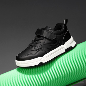 Chaussures de sport pour enfants, tige synthétique, doublure en mesh, semelle extérieure en caoutchouc, semelle intermédiaire en EVA, légères, confortables, baskets décontractées, 6-12 ans - Product Image 4