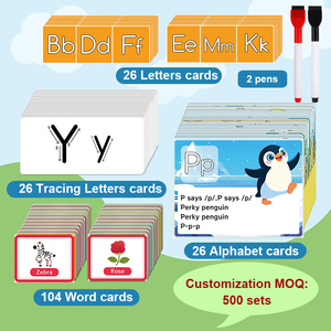 สื่อการเรียนรู้สำหรับเด็กเล็ก ชุดการเรียนรู้ภาษา บัตร<span class=keywords><strong>คำ</strong></span><span class=keywords><strong>ศัพท์</strong></span>ภาษาอังกฤษ แบบแขวนสำหรับเด็กก่อนวัยเรียน ดีไซน์แบบชาร์ทแขวนสำหรับห้องเรียน - Product Image 3