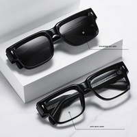 Lunettes de soleil carrées et épaisses à monture épaisse et à monture épaisse Lunettes de soleil tendance 2024 2025