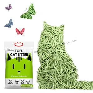 Dust-free easily soluble in water good clumping ability pure plant easy to clean tofu cat litter