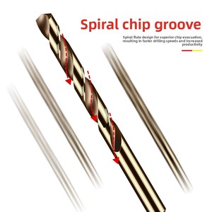 Set di Punte da Trapano in Cobalto M35 per Metallo Temprato HSS-Co, Qualità Professionale per Acciaio Inossidabile, Ghisa, Leghe di Alluminio - Product Image 2