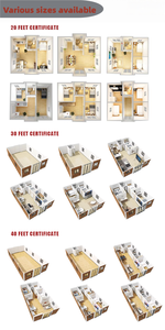 Casa Contenedor Completamente Amueblada de 20 pies/40 pies <span class=keywords><strong>con</strong></span> Baño y Cocina, Casa Contenedor Moderna <span class=keywords><strong>para</strong></span> Mini Apartamento Urbano - Product Image 3
