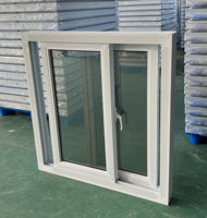 Fenêtres coulissantes des Bahamas, design coulissant, UPVC, résistantes aux ouragans, fenêtres coulissantes en PVC avec moustiquaire