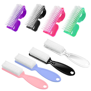 Kit de 8 brosses à ongles pour le nettoyage des ongles, brosse à ongles avec poignée, brosses de nettoyage, outils de manucure, kit de brosses exfoliantes - Product Image 1