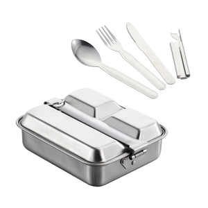 Tùy chỉnh di động tùy chỉnh ngoài trời cắm trại bên ăn trưa hộp đồ nấu nướng không dính cắm trại đồ nấu nướng lộn xộn Kit - Product Image 1