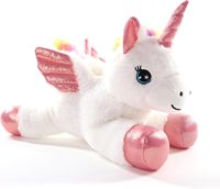 Peluche licorne personnalisée avec logo, très vendue, adorable, jouet en peluche, cadeau pour les filles, cadeau d'anniversaire doux pour bébé
