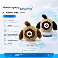 Peluche IA en polyester, interactive vocale, avec fonctionnalités musicales via application, poupée compagnon d'apprentissage, alimentée par piles, pour jeux de rôle
