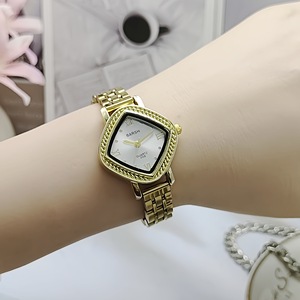 Nuevo Reloj de Mujer con Forma de Diamante, Estilo Femenino, Moda de Nicho, Estilo Barroco, Personalizado, Correa de Aleación, Reloj de Cuarzo para Estudiantes - Product Image 2