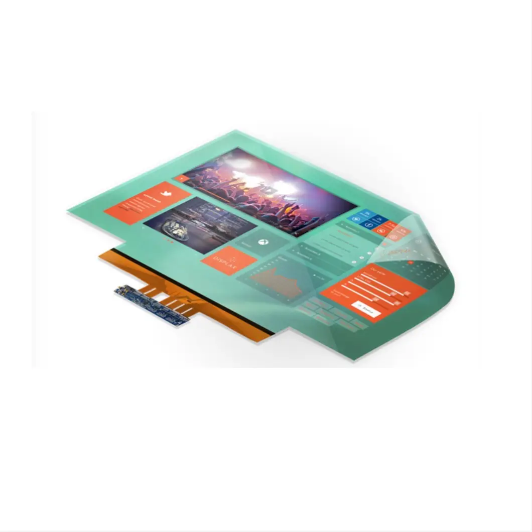 Projected Capacitive Technology 86inch transparent Capacitors Multitouch touch foil